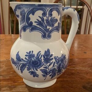 Tiffany & Co. Delft water pitcher